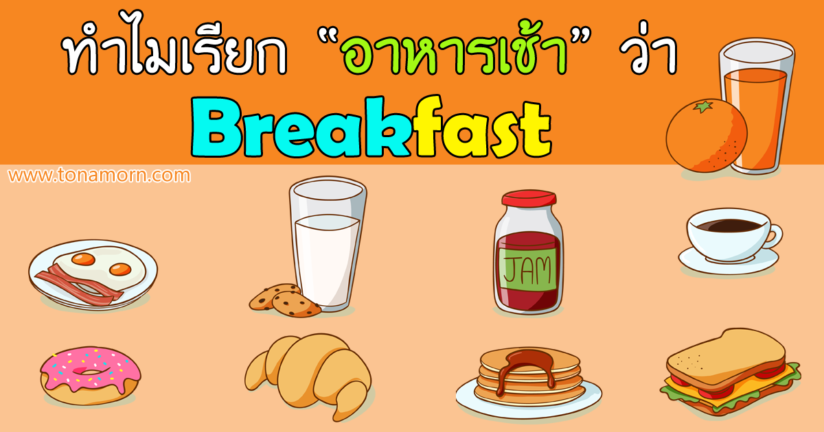 ที่มาของคำว่า Breakfast